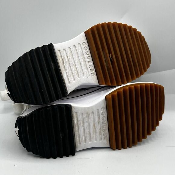 Converse Sneakers Mens 5.5 Womens 7 White Run Star Hike High Top Chuck Taylor - Picture 9 of 13